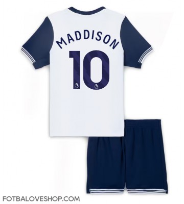 Tottenham Hotspur James Maddison #10 Dětské Domácí Dres 2024-25 Krátký Rukáv (+ trenýrky)
